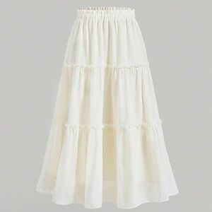 White skirt